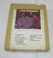 The Best of the IMPRESSINS 4 Track Tape Cartridge Rare ABX 4654 ABC AMPEX 8