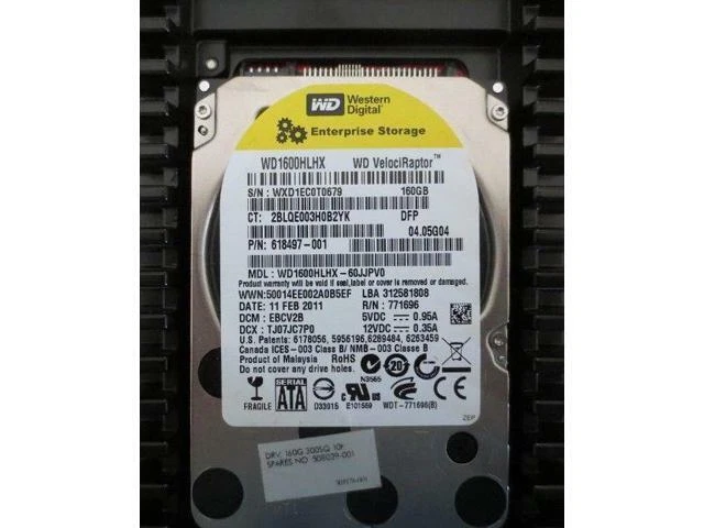 WD1600HLFS WD1600HLHX Western Digital 160GB HP 618497-001 508029-001 508176-001 - Image 1 of 1