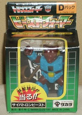 Transformers Cybertron Beast D-pack Battle Bear 5cm 2" Figures Dolls Takara 1987 - Image 1 of 4