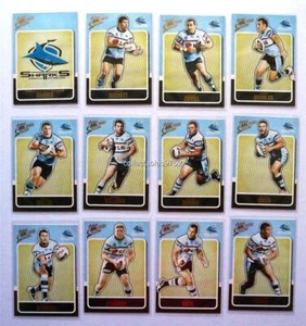 2009 NRL CRONULLA SHARKS SELECT CLASSIC TRADING CARDS FULL SET 12 Cards - Picture 1 of 1