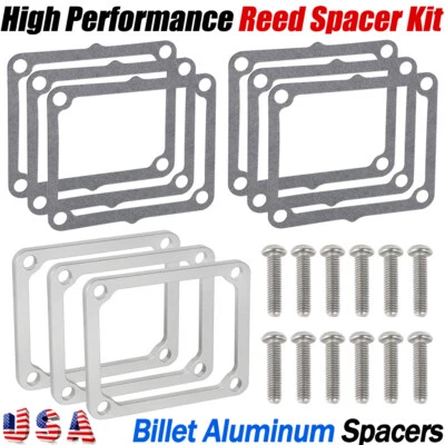 For 97-2006 Yamaha SRX VMAX XTC Venture 600 700 Viper SX Reed Spacer Gaskets Kit - Image 1 of 4