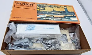 Vintage Ulrich HO Hi-Line Kenwood Tractor with United Trailer.  NOS Sealed Kit - Picture 1 of 2