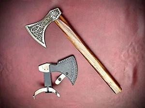 Handmade Axe Viking Bearded Camping Axe For Xmas Gift - Free Engraving Outdoor U - Bild 1 von 6