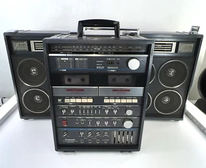 Vintage Panasonic RX-A5 Boombox Tapedeck Radio Multi Speaker System **TESTED! - Picture 1 of 24
