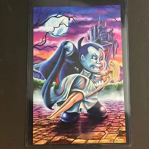 SIGNED MICHAEL BARNARD NASTY NICK POSTER 87/300 Garbage Pail Kids - Picture 1 of 1