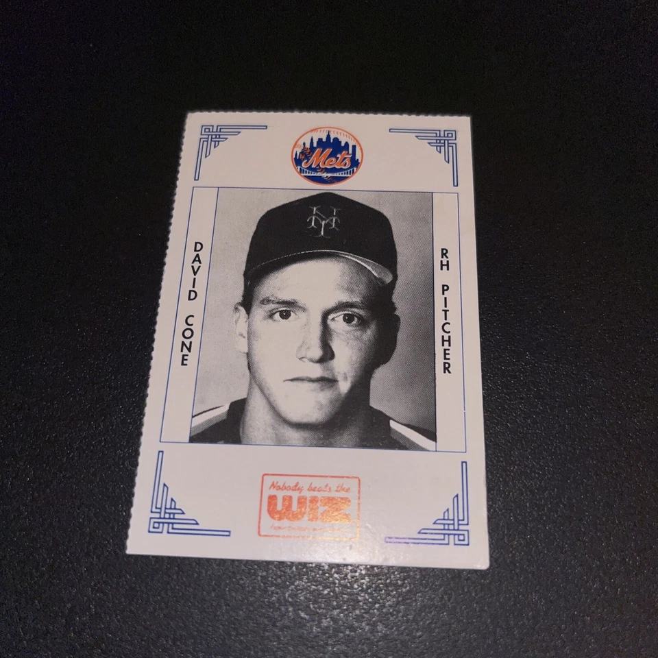 1991 New York Mets Nobody Beats The WIZ #81 David Cone - Image 1 of 2