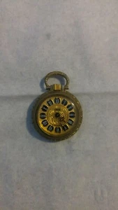 Vintage Cycle Gold Toned Jewels Swiss Pocket Women's Watch - Picture 1 of 4
