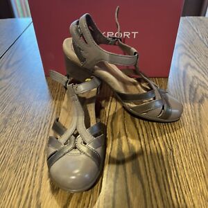 Rockport Cobb Hill Aubrey-CH Khaki Sandals Women's Multiple Sizes