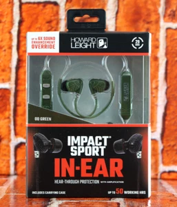 Howard Leight R-02700 Impact Sport In-Ear Earplugs (OD Green) - Picture 1 of 10