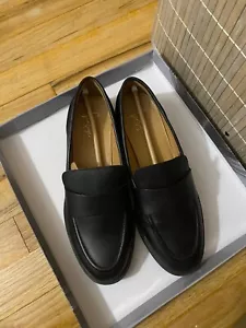 Crown Vintage Lornita Loafers | Black | Women's 7.5 (WITH BOX) - Picture 1 of 7