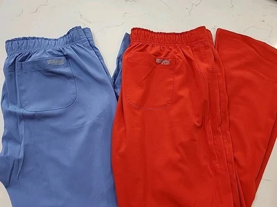 Grey’s Anatomy Barco Scrub Med Drawstring Pants Size M Low Rise Stretch Lot Of 2 - Image 1 of 4