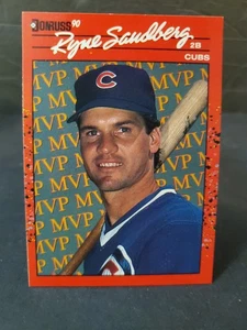 1990 Donruss MVP #BC-10 Ryne Sandberg Chicago Cubs - Picture 1 of 2