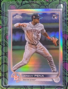 JEREMY PENA Rookie Card 🔥 REFRACTOR /299 🔥 2022 Topps Chrome Update USC136 RC - Picture 1 of 2