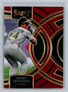 Panini Select #15 Rickey Henderson Granate Prizms #/149 2024 - Imagen 1 de 2
