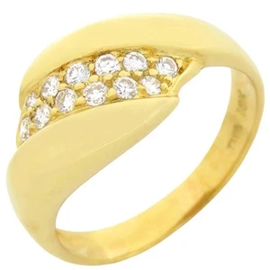 TIFFANY & Co. Ring diamond K18YG US#7~7.5 P0037438 - Picture 1 of 8