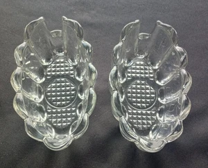 SOPORTE REPOSACUCHARA VINTAGE CON PANELES DE VIDRIO TRANSPARENTE ACANALADO CRISTAL PRINCESA HOUSE - Imagen 1 de 11