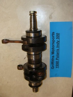 1998 POLARIS INDY 500 L/C crankshaft crank shaft rods. needs 2 end bearings - Image 1 of 4