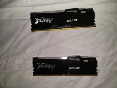 Kingston FURY Beast RGB 16GB (2 x 8GB)  (DDR5-4800) - Image 1 of 2