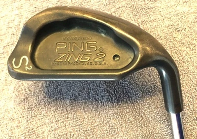 Ping Zing 2 Beryllium Copper BeCu Sand Wedge, RH, 35"-36" mol, 9-10 Excellent - Image 1 of 4