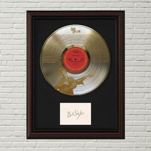 Bob Dylan - Like A Rolling Stone LP Record Framed Signature Card Display - Picture 1 of 3
