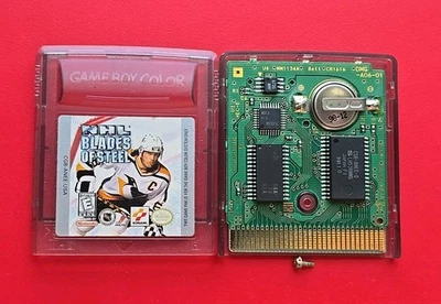 NHL Blades of Steel Game Boy Color Nintendo GBC Hockey Deportes Auténtico Foto 1 de 4