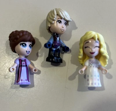 LEGO Disney Princess Frozen Anna Elsa & Kristoff Micro Minifigures A - Image 1 of 2