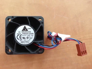 Brushless Lüfter DELTA FFB0412SHN 12 V / 0,60 A 6X30f60R 3-polig 40x40x28mm CE A - Bild 1 von 2