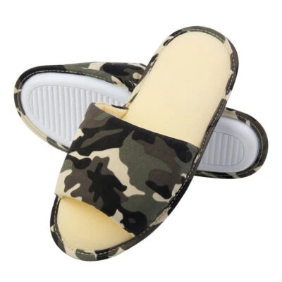 Zapatillas antideslizantes de espuma viscoelástica de camuflaje antideslizantes para mujer Aerusi Foto 1 de 4