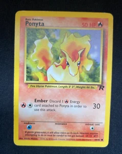 Pokémon TCG Ponyta Team Rocket 64/82 Regular (MP) - Picture 1 of 2