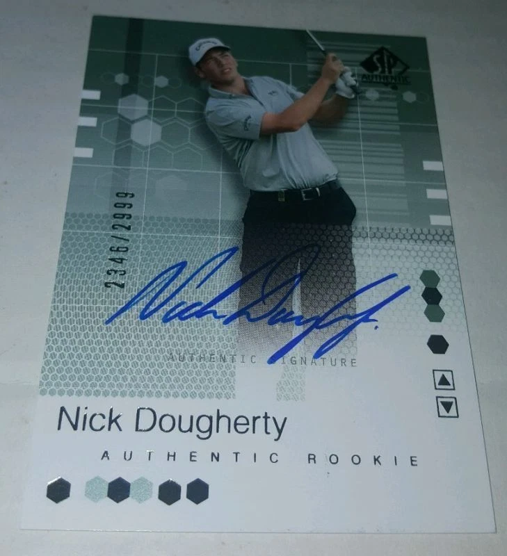 2002 SP Authentic #97 Nick Dougherty Rookie Auto #/2999 (ref 14963) - Image 1 of 1