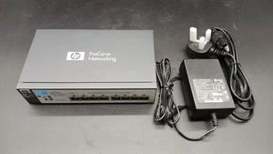 HP ProCurve J9449A 1810G-8 switch Gigabit 8 porte rame/RJ45 con alimentatore - Foto 1 di 4