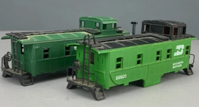 2X HO Riveted Steel End Cupola Caboose Bodies & Floors BN & NYC HO4789 - Image 1 of 4