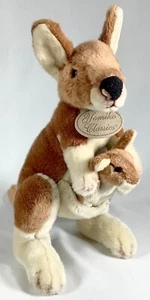 Yomiko Classics Russ Kangaroo Plush Stuffed Animal W/ Joey Realistic 14” EUC - Picture 1 of 10