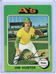 1975 Topps Jim Hunter Oakland Athletics #230 ⭐️💥🎯 VG - Picture 1 of 2
