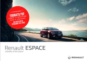 Libretto manuale istruzioni uso e manutenzione in PDF Renault Espace 5 V 2015 > - Foto 1 di 5