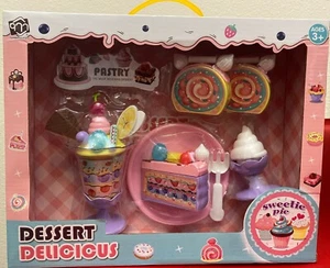 Dessert Delicious Pastry-Sweet Pie Play Set Pretend Play Set for Kids Xmas Gift - Picture 1 of 3