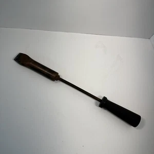 Herramienta primitiva de colección soldador mango de madera de hierro cabeza de cobre de alta resistencia 6 - Imagen 1 de 11