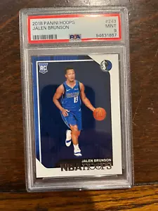 2018 Panini Hoops Jalen Brunson #243 Rookie PSA 9 - Picture 1 of 2