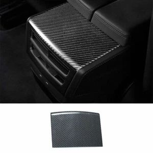 Real Carbon Fiber Rear Air Outlet Vent Upper Frame For Tesla Model X S 2012-2021 - Picture 1 of 6