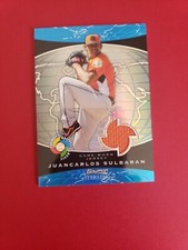 2009 Bowman Sterling WBC Relics /125 Blue Refractors Juancarlos Sulbaran Jersey 