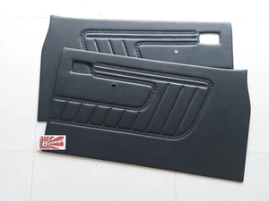 Datsun 620 Repro Door Panel Door Trim L+R  / Black  / 8 Garage - Picture 1 of 10