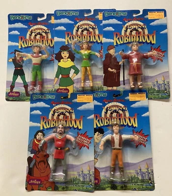 年轻的罗宾汉动作玩偶汉娜·巴贝拉弯头宝石 Bendy Justoys 1991 — 第 1/4 张图片