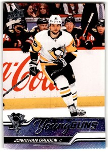 2023-24 Upper Deck Young Guns Jonathan Gruden Rookie #205 Pittsburgh Penguins