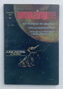 Amazing Science Fiction Stories Magazines September 1971 Junk Patrol No Label - Picture 1 of 2