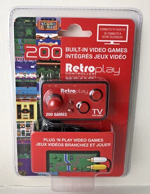 MY ARCADE Mini Video Game Controller TV Plug Play w/ 200 Built In Retro Games - Image 1 of 4
