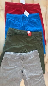 Girls shorts cotton knit stretch solid drawstring summer sale - Picture 1 of 5