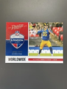 2020 Panini Prestige Worldwide Jared Goff #WW-JG - Picture 1 of 2