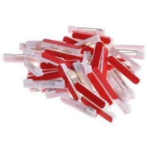 Pin de seguridad de plástico de 1000-1,5 pulgadas con adhesivo - Pin de barra adhesiva trasero d - Imagen 1 de 4