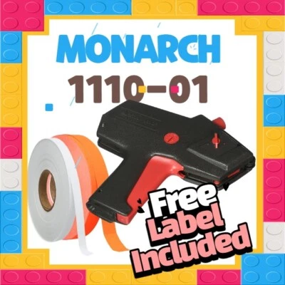 AVERY DENNISON Monarch 1110-01 Price Gun with one Label included & $5 Additional Shipping