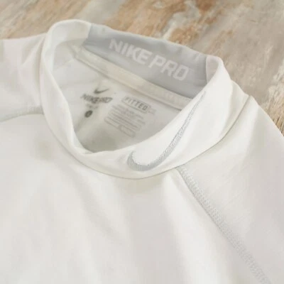 Camisa Nike Talla L Para Hombres Pro Ajustada Compresión Seca Cuello Simulado Manga Larga Atlética Foto 1 de 4